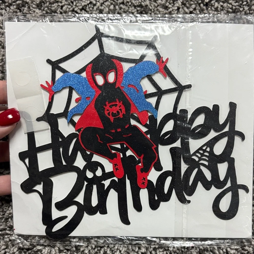Spider-Man Birthday Cake Topper